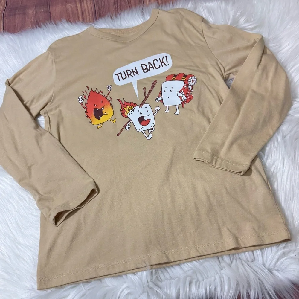 The Children’s Place Graphic Long Sleeve Shirt - Boys Size M (7/8)